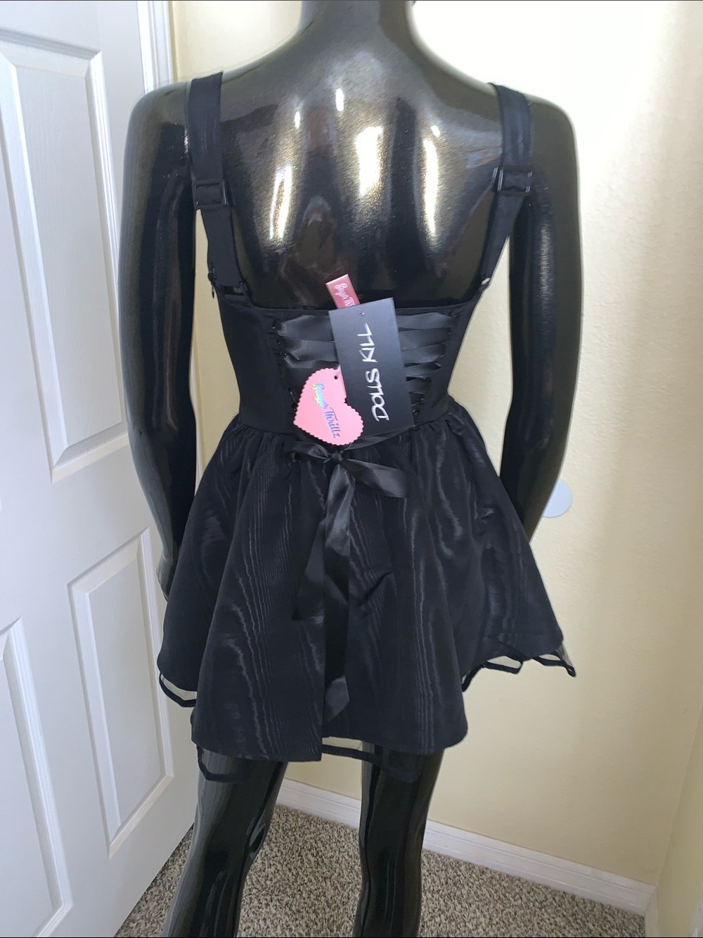 Sugar Thrillz Black Magic Moves Corset Dress, Size XS, NWT - Picture 4 of 11